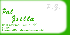 pal zsilla business card